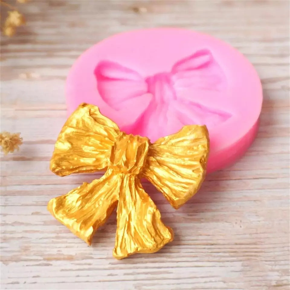 Silicone Mould - Ribbon Bow - S93.
