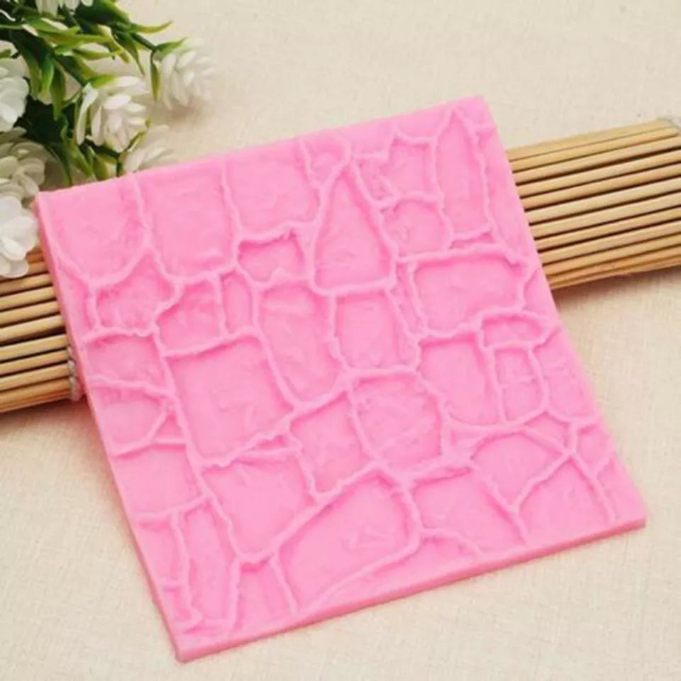 Silicone Mould - Cobble Stone / Wall Texture Imprint - S466