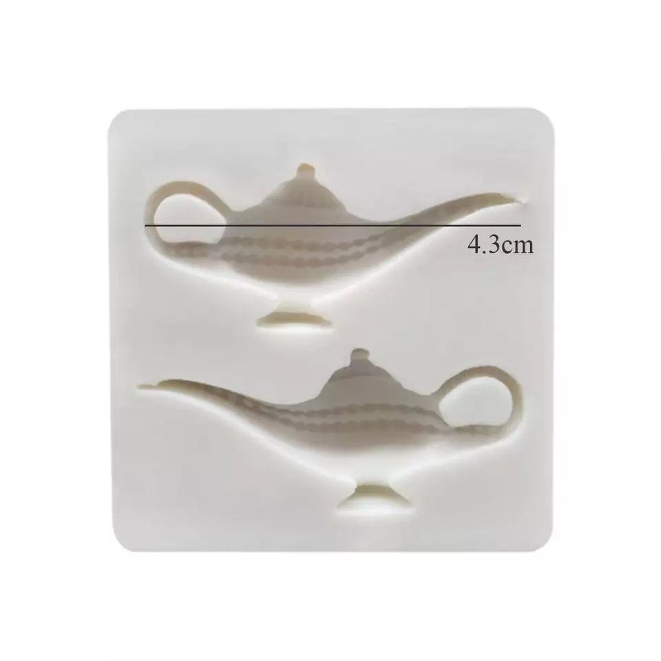 Silicone Mould - Double Genie Lamp - S66.