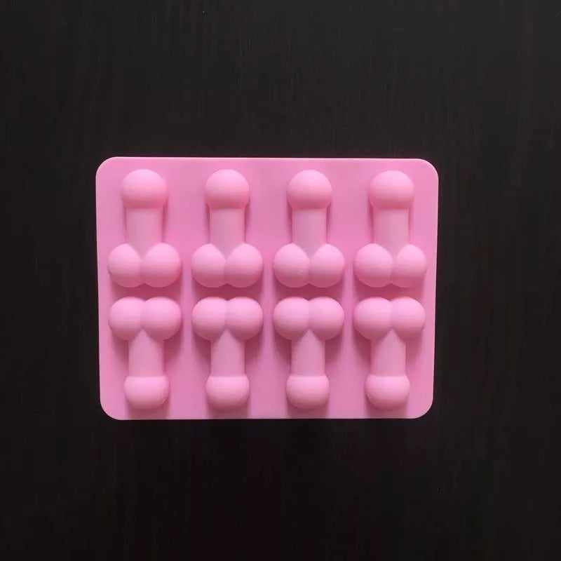 Silicone Mould - 8PC Penis - S309.