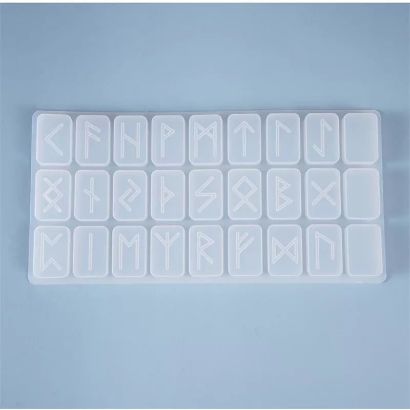 Silicone Mould - Runes Set - S595