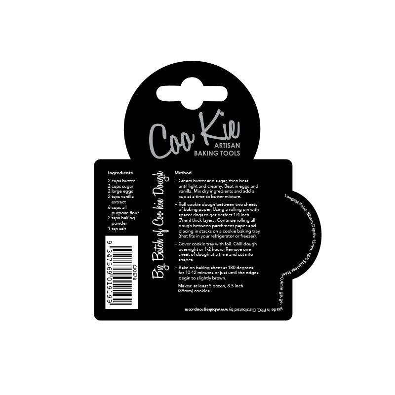 Coo Kie Gift Tag Cookie Cutter.