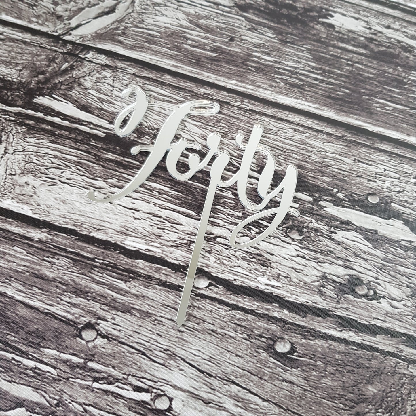 Acrylic Topper - Forty.