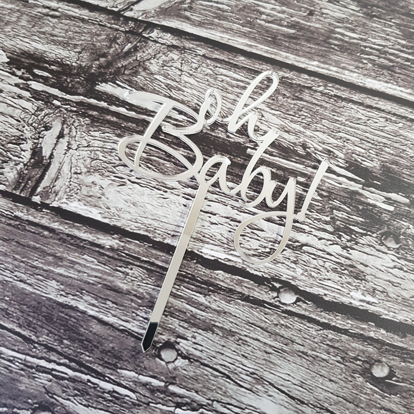 Acrylic Topper - Oh Baby.