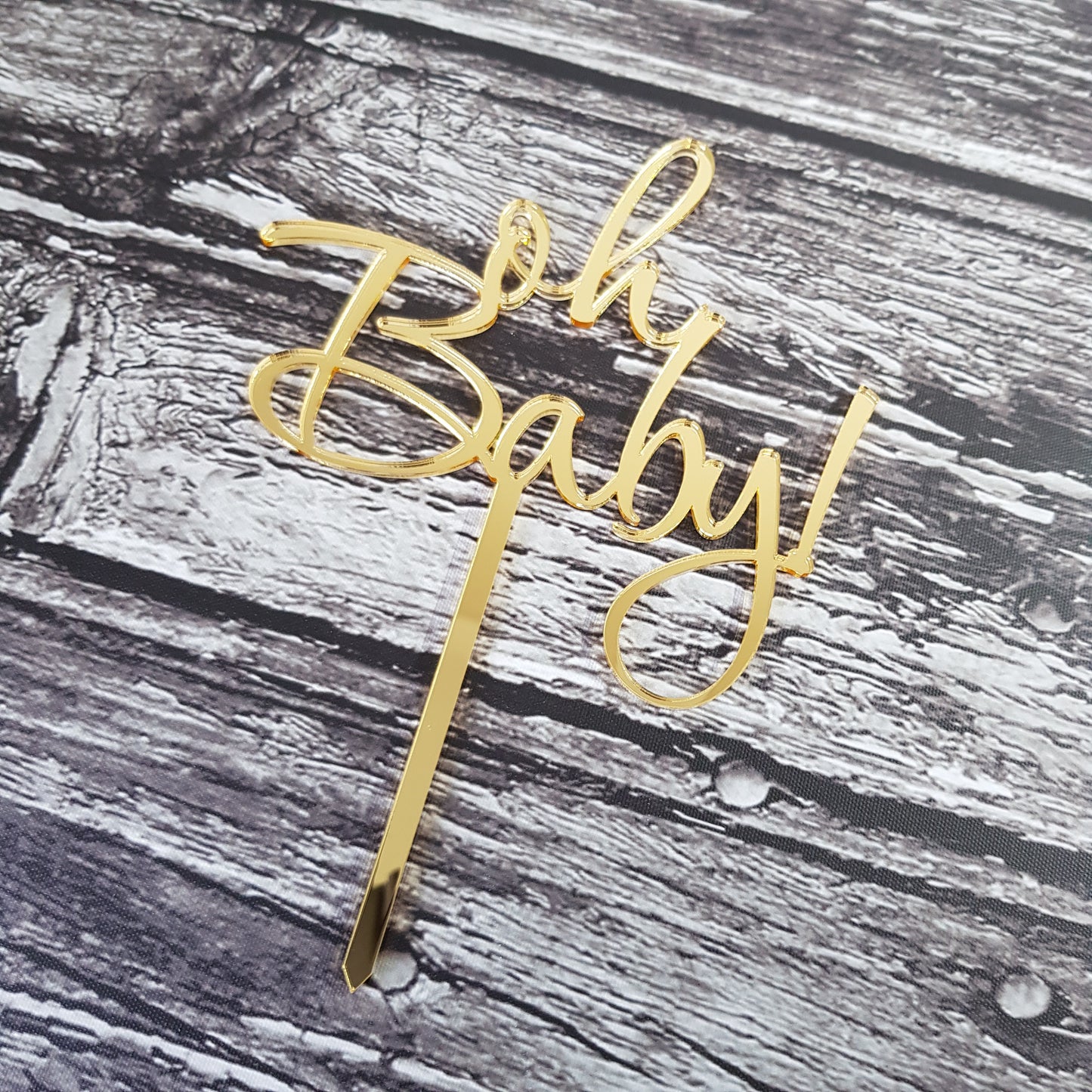 Acrylic Topper - Oh Baby.