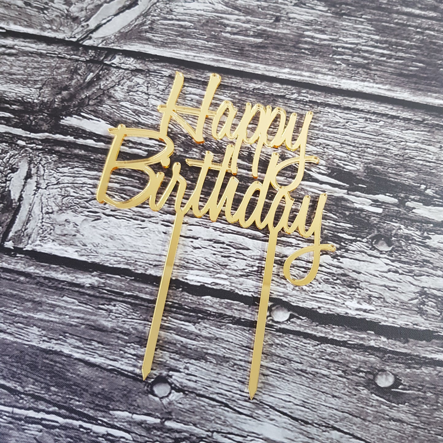 Acrylic Topper - Happy Birthday.