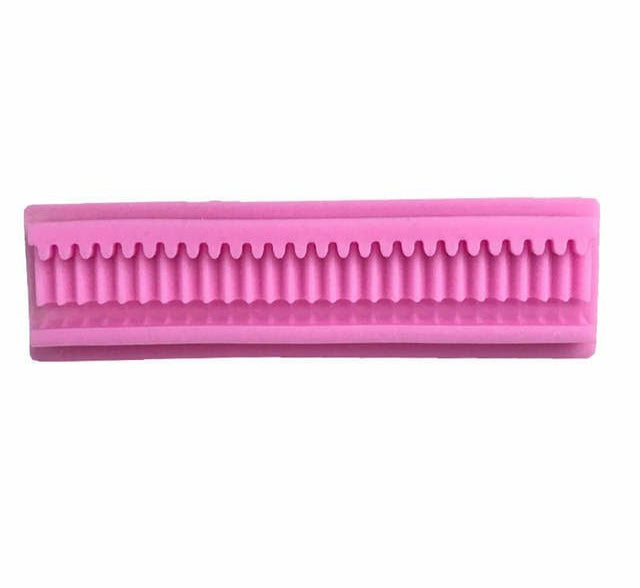 Silicone Mould - Ruffle Strip - S29.