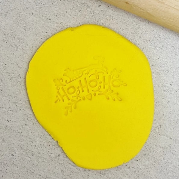 Custom Cookie Cutters - Ho Ho Ho Embosser