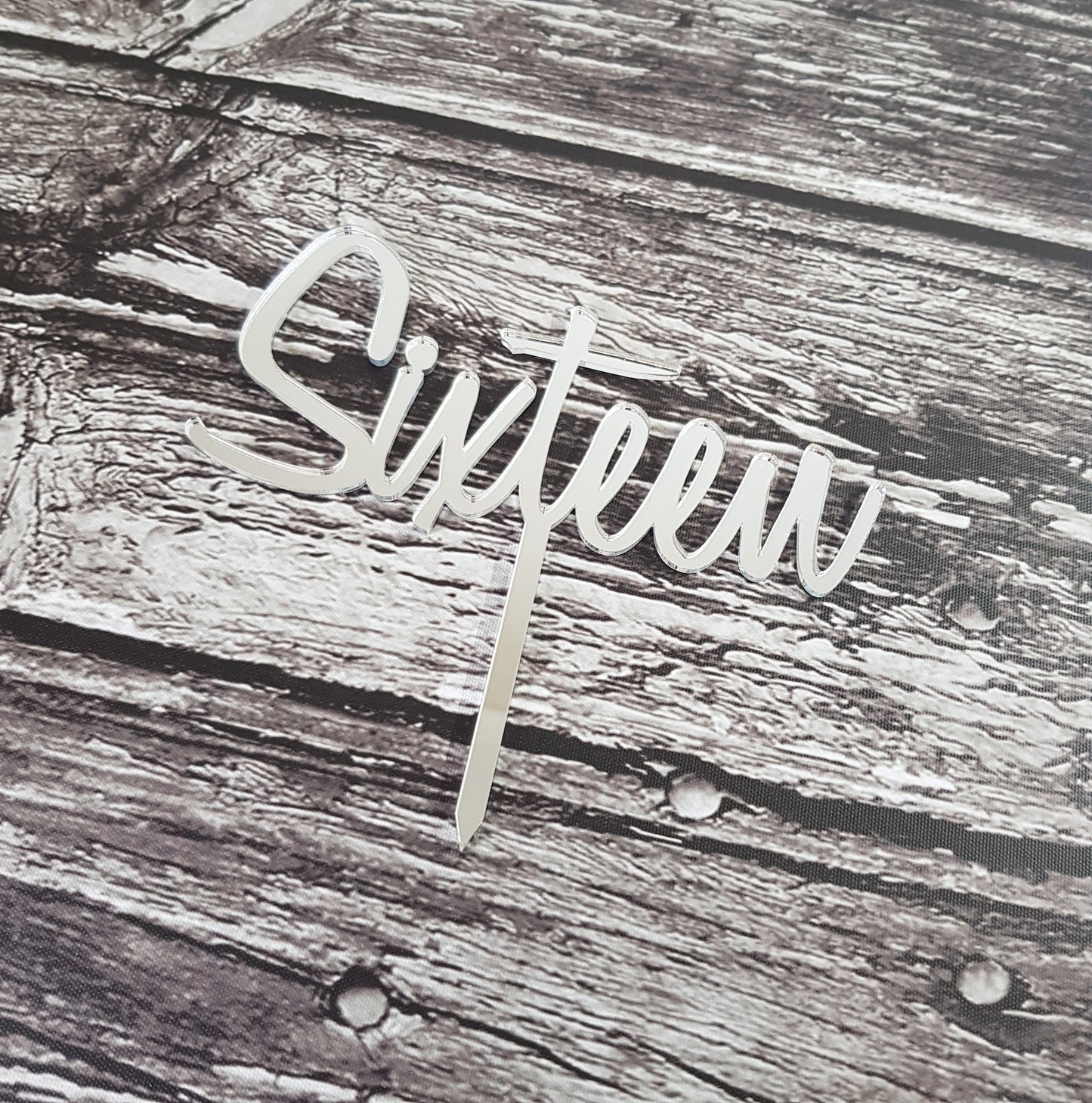 Acrylic Topper - Sixteen.
