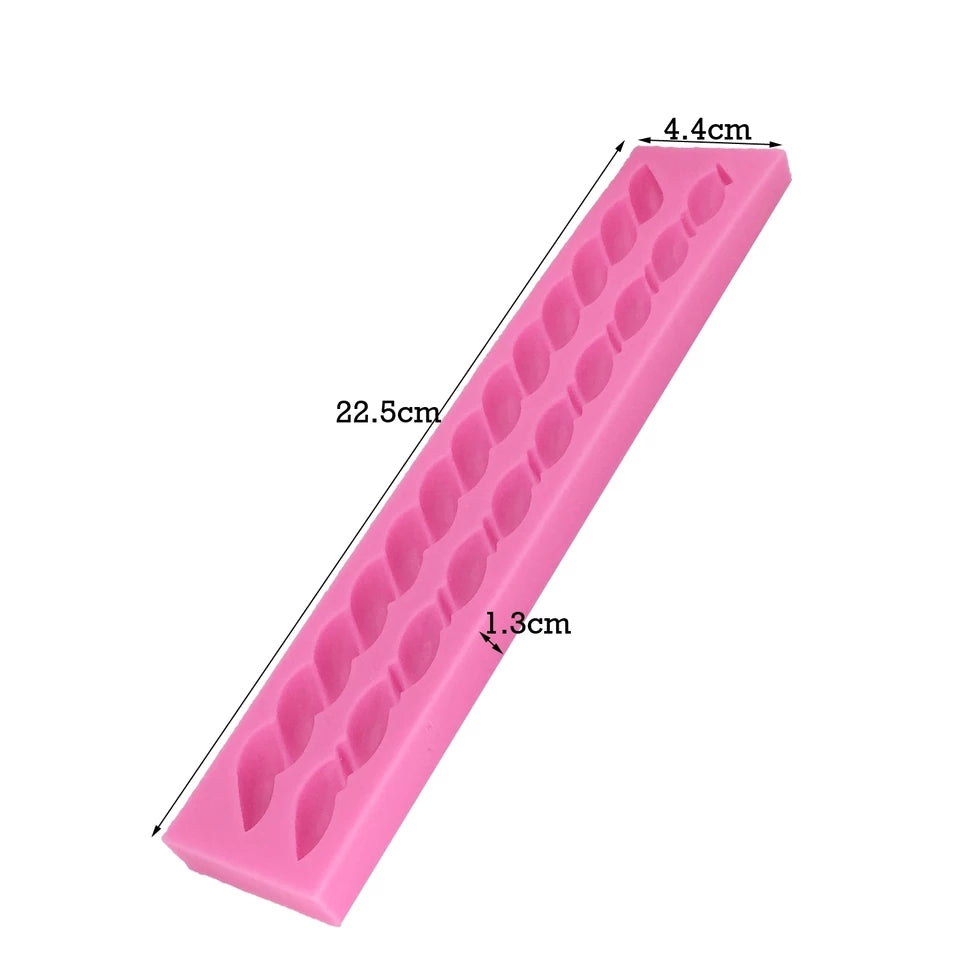 Silicone Mould - 2PC 3D Rope 2 Sizes - S292