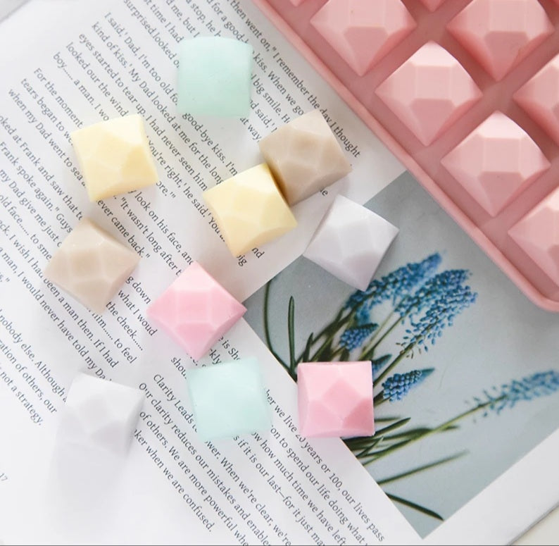 Silicone Mould - 20 Cavity Polygon Cube - S261.