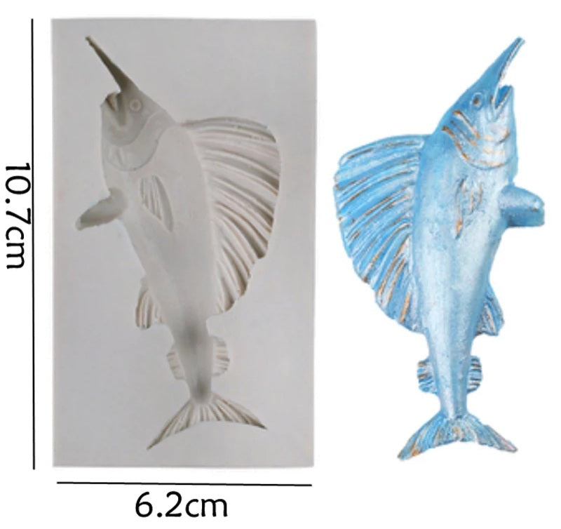 Silicone Mould - Sword Fish - S98.