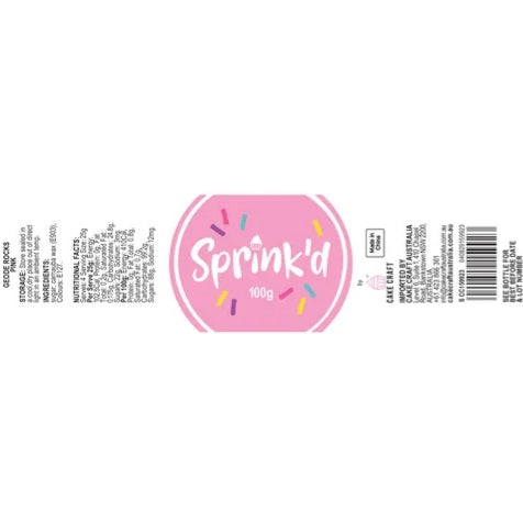 Sprink'd Geode Rocks 100g - Pink.