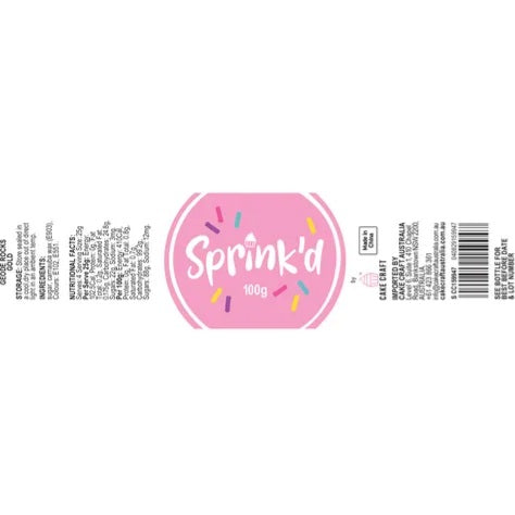 Sprink'd Geode Rocks 100g - Gold.