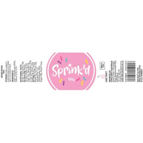 Sprink'd Geode Rocks 100g - Teal.