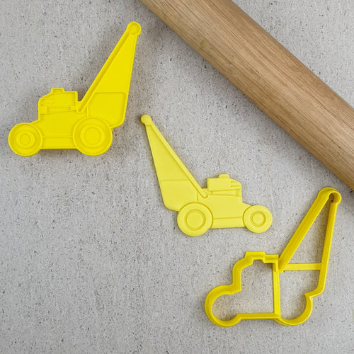 Custom Cookie Cutters 3D Embosser and Cutter Set - Lawn Mower