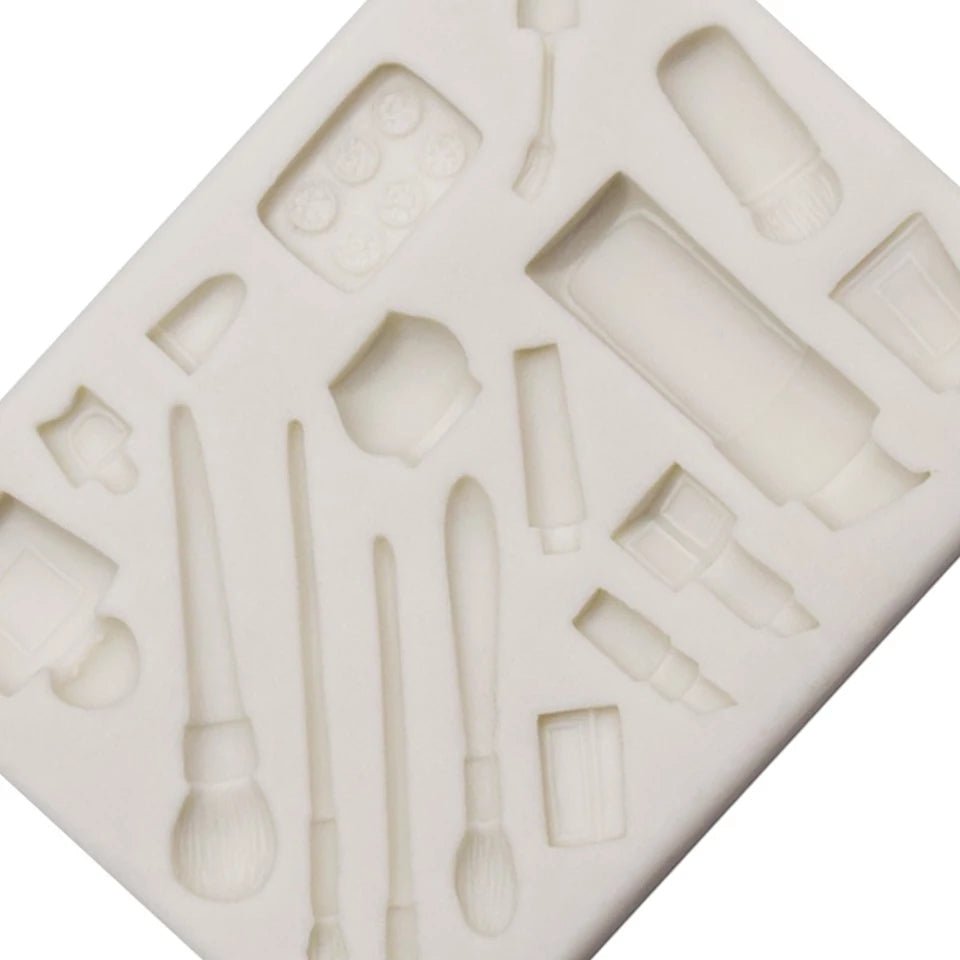 Silicone Mould - Assorted Makeup Mini - S176.