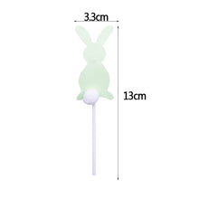 15pk Pastel Bunny Cardstock Toppers