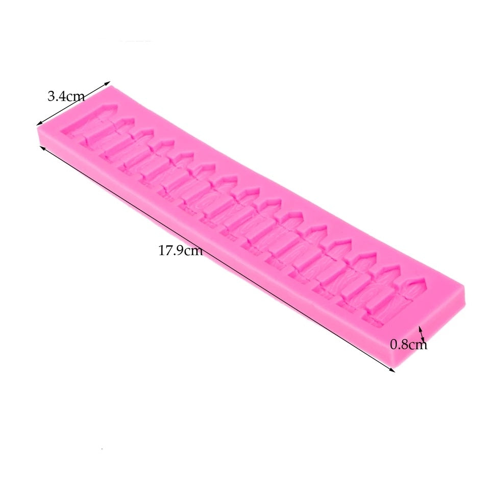 Silicone Mould - Picket Fence - S28.