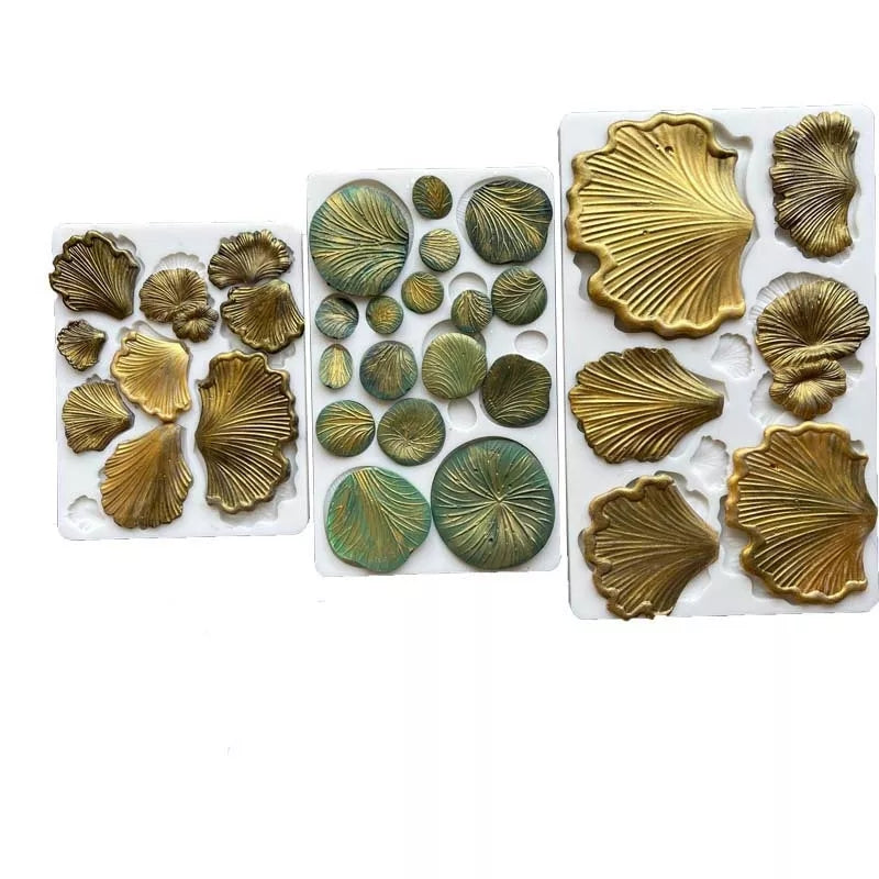 Silicone Mould - 3PC Set Fern / Plant Leaf Set - S501