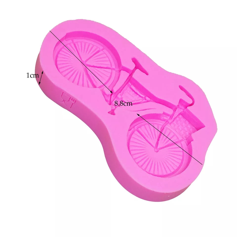 Silicone Mould - Bicycle - S155.