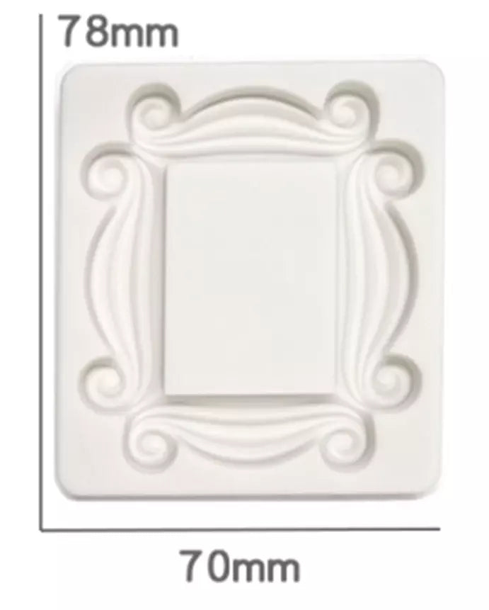 Silicone Mould - Friends Frame / Mirror Medium - S395