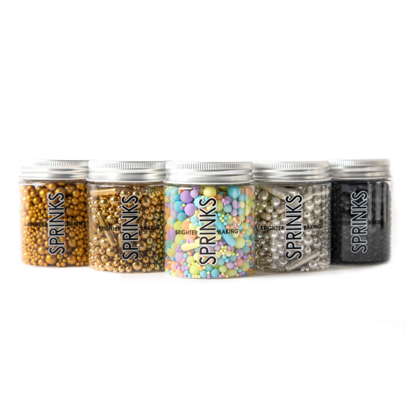 75g Sprinks Sprinkle Mix - Bubble and Bounce Black.