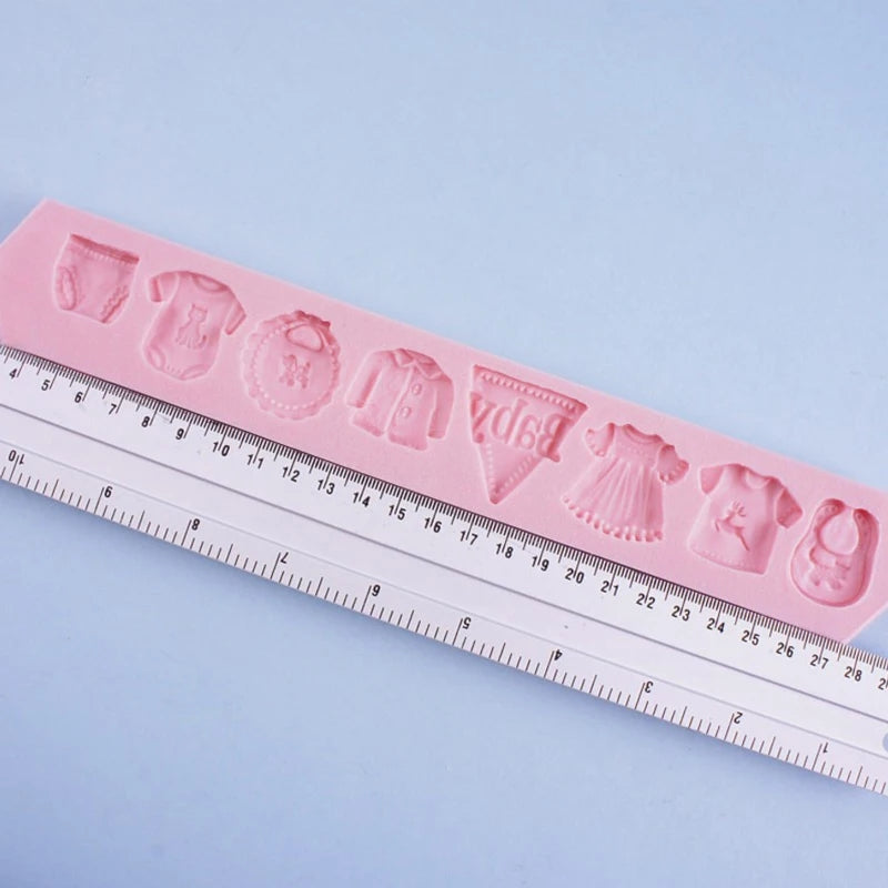 Silicone Mould - Baby Clothes - S250.