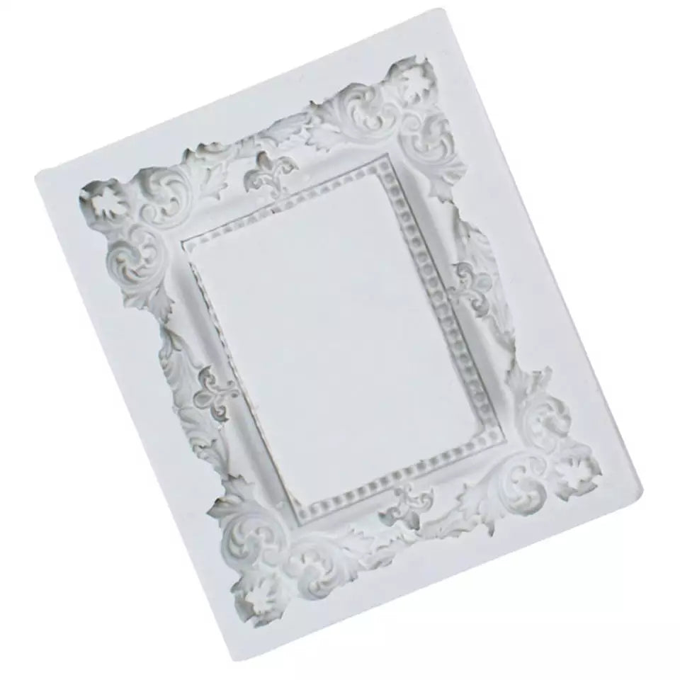 Silicone Mould - Large Decorative Frame - S197.