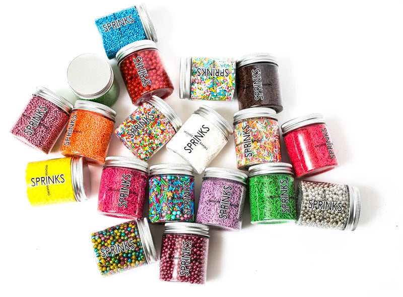 85g Sprinks Nonpareils - Mixed Rainbow. *Past B/B*