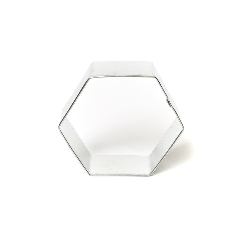 Tinplate Cookie Cutter - Hexagon 3".