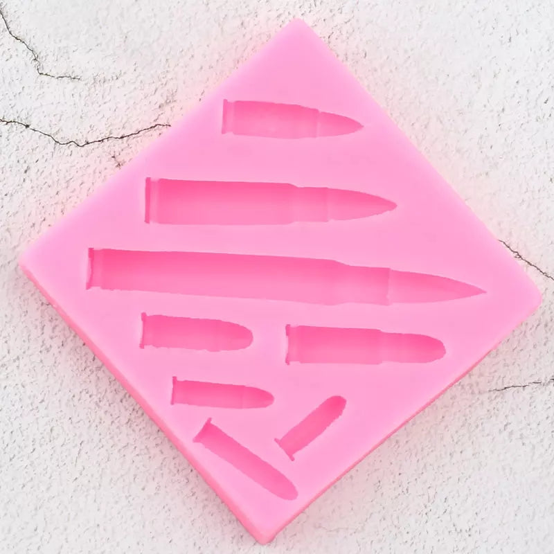 Silicone Mould - 3D Bullets - S133.