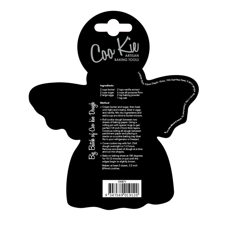 Coo Kie Angel Cookie Cutter.