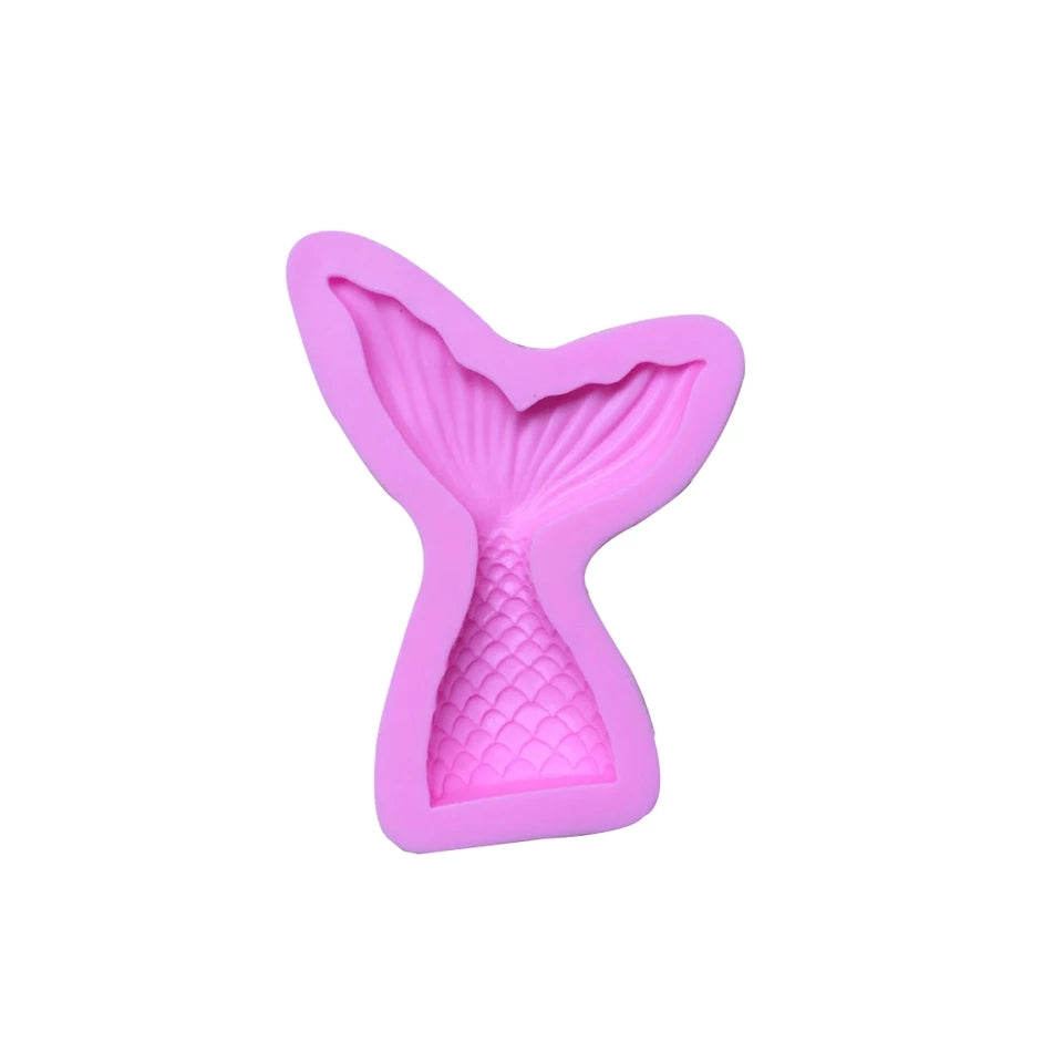 Silicone Mould - Mermaid Tail Standard - S102.