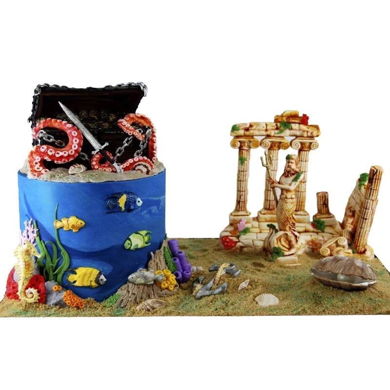 Silicone Mould - Swimming Mermaid - S5.