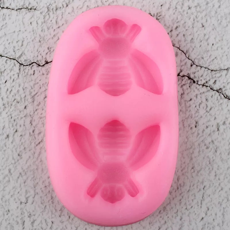 Silicone Mould - 2pc Bees - S441