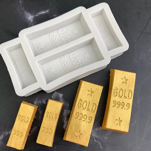 Silicone Mould -  Mini Gold Bars - S13