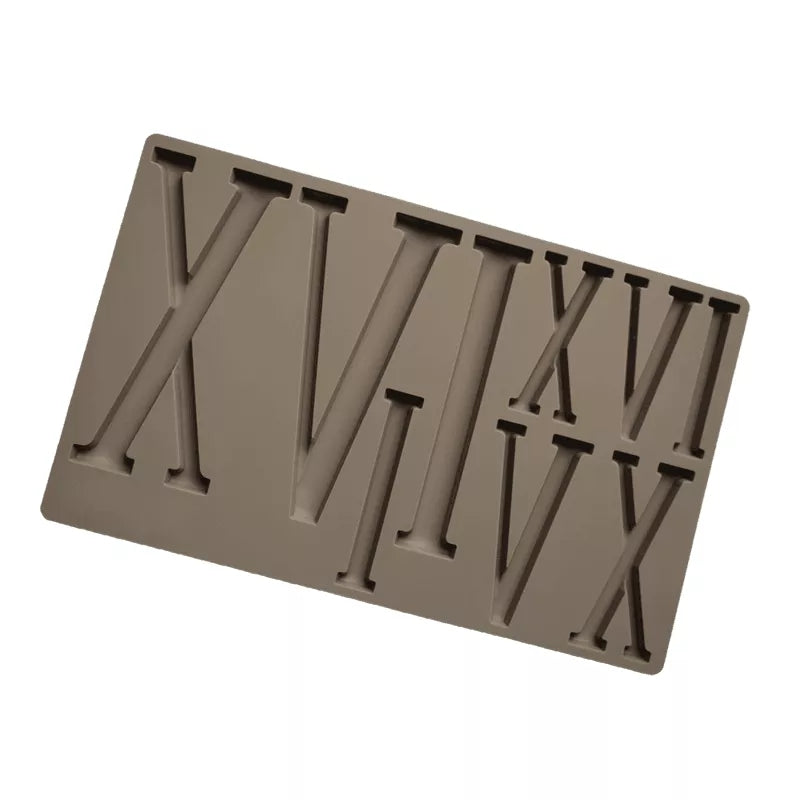 Silicone Mould - Roman Numerals - S408