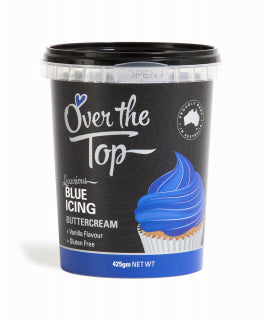 Over The Top Buttercream - Blue 425g.