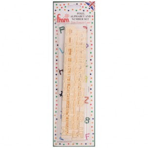 FMM Pixel Alphabet and Number Cutter Set - 2cm Upper Case.