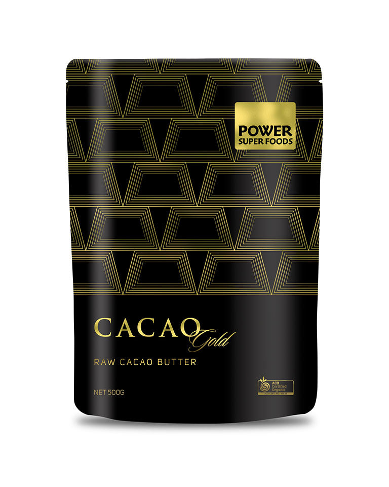 Power Super Foods Cacao Gold Butter Chunks - Certified Organic 250g
