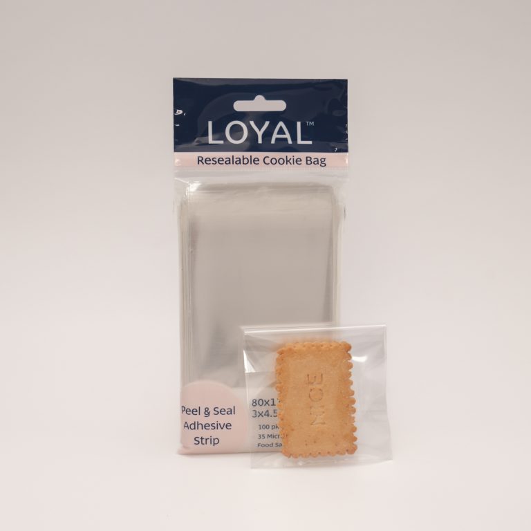 Loyal 100PK Resealable Cookie Bag - 100x150mm (4x6in).
