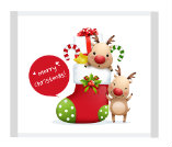 12PK Belgian Wrapped Chocolates - Reindeer