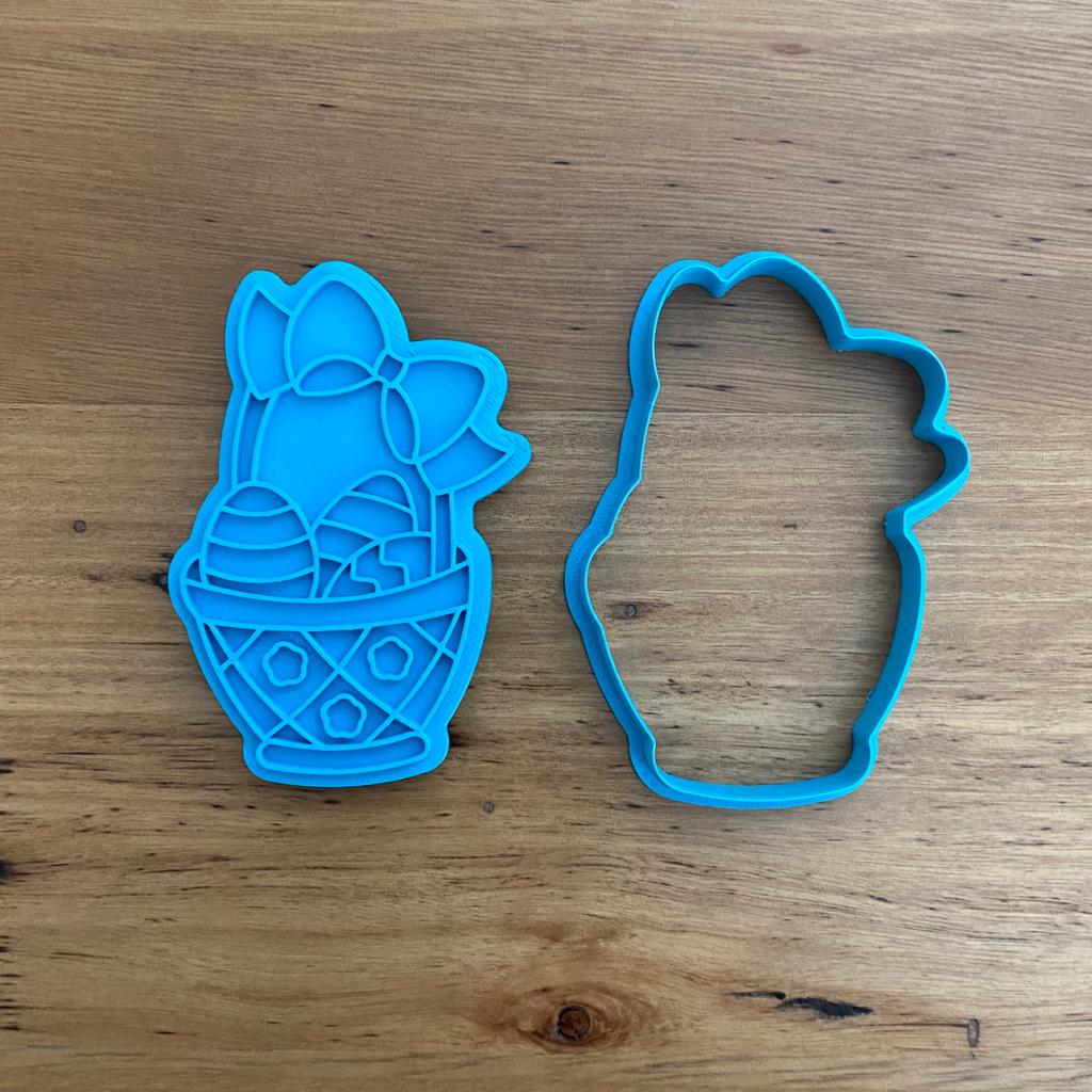 Cookie Cutter Store - Easter Basket Cutter & Stamp *Last Ones*