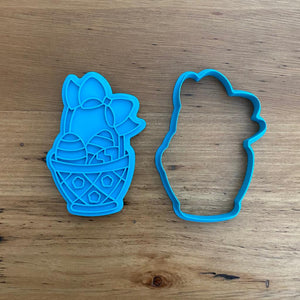 Cookie Cutter Store - Easter Basket Cutter & Stamp *Last One*