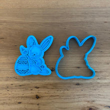 Cookie Cutter Store - Easter Bunny with Egg & Brush Cutter & Stamp *Last One*