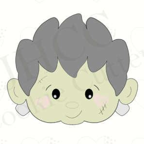 Frankenstein #2 Face Cookie Cutter.