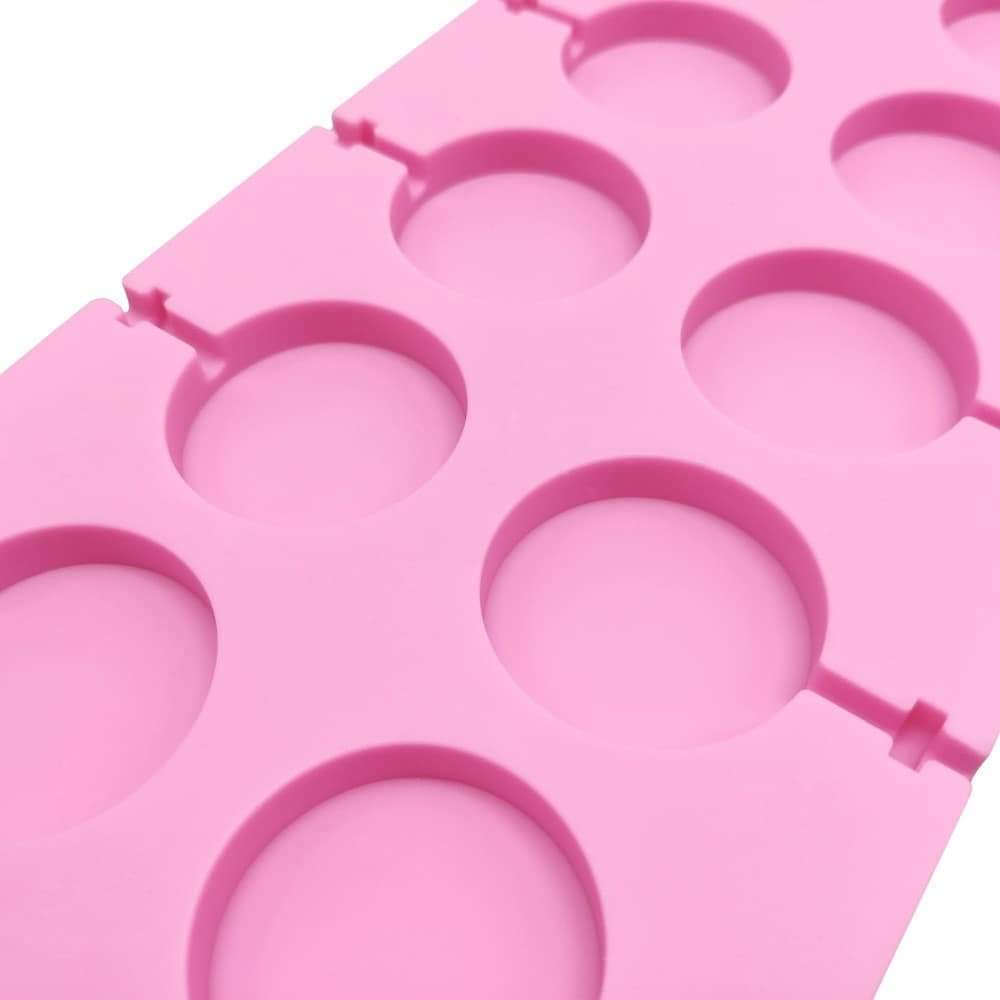 Silicone Mould - Lollipop 12 Cavity