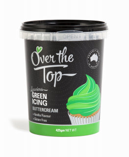 Over The Top Buttercream - Green 425g.