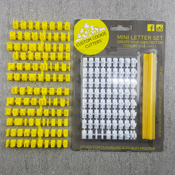 Custom Cookie Cutters - Handwriting Letter Stamps - Lower Case Only.